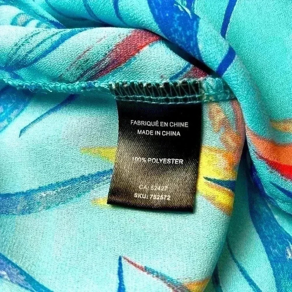 Lily Morgan Tank 1X Plus Travel Sun Sleeveless Vacation Vibrant Curve Resortwear - Picture 5 of 9